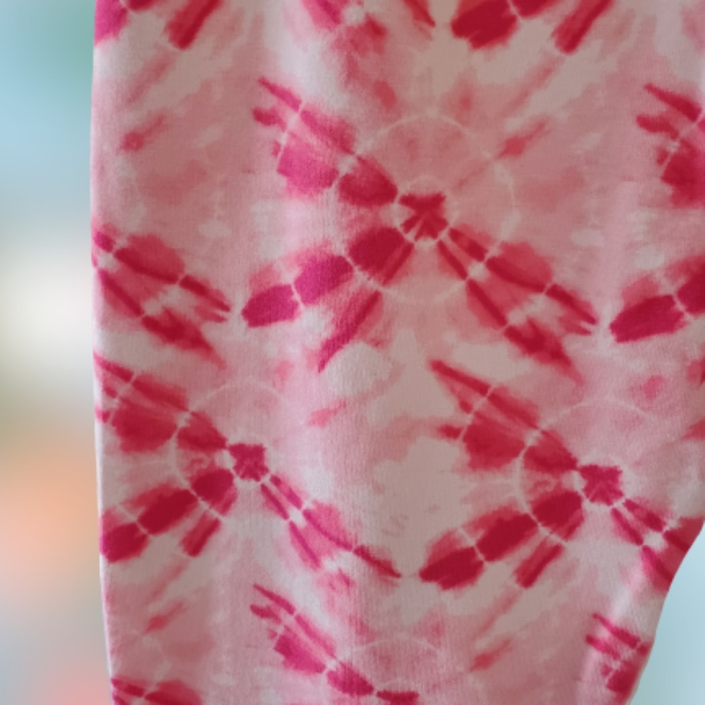 J.Crew tie & dye print crop leggings, medium, pink - Picture 5 of 8